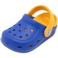 Girls Comfort Clogs Kids Slip On Garden Shoes Boys Lightweight Beach Pool Slide Sandals Shower Slipper (Toddler/Little Kids)