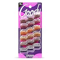Classics Mini Claw Clips , Assorted Colors - For All Hair Types - Great for Easily Pulling Up Your Hair - Pain-Free Hair Accessories for Women, Men, Boys and Girls, 18 Count (Pack of 1)