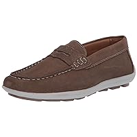 Driver Club USA Unisex-Child Kids Made in Brazil Fashion Leather Driving Loafer with Penny Detail