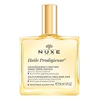 Huile Prodigieuse Multi-Purpose Dry Oil - Radiant Glow and Lightweight Hydration for Face, Body & Hair. Nourishes, Repairs and Enhances