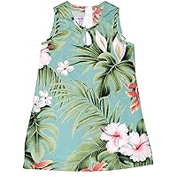 RJC Girl's Tropical Garden Short Tank Hawaiian Dress