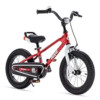 Royalbaby EZ Toddlers Kids Bike, 14 Inch Wheel Balance & Pedal Bicycle for Beginners Boys Girls Ages 3-5 Years, Easy Learn Balancing to Biking, 14
