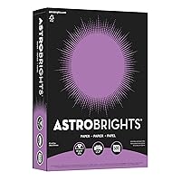 Wausau Astrobrights 24# Writing Paper, 500 count, Planetary Purple, 8.5 x 11 Inch (21678 )