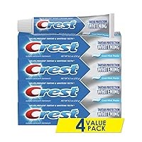 Crest Tartar Protection Whitening Cool Mint Flavor Toothpaste 8.2 Oz (Pack of 4)