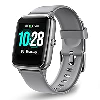 Move VeryFitPro Smart Watch HR Heart Rate Sleep Monitor IP68 Waterproof Activity Fitness Tracker Step Counter Pedometer Exercise Running Watch Fitness Watches for Men & Women (ID205L) (Grey)