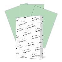 Springhill 11” x 17” Green Colored Cardstock Paper, 67lb Vellum Bristol, 147gsm, 250 Sheets (1 Ream) – Premium Lightweight Cardstock, Vellum Printer Paper with Textured Finish – 046004R