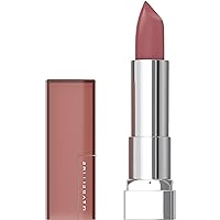 Color Sensational Lipstick, Lip Makeup, Matte Finish, Hydrating Lipstick, Nude, Pink, Red, Plum Lip Color, Brown Blush, 0.15 oz; (Packaging May Vary)