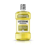 Listerine Original Oral Care Antiseptic Mouthwash with Germ-Killing Formula to Fight Bad Breath, Plaque and Gingivitis, 50.7 Fl Oz