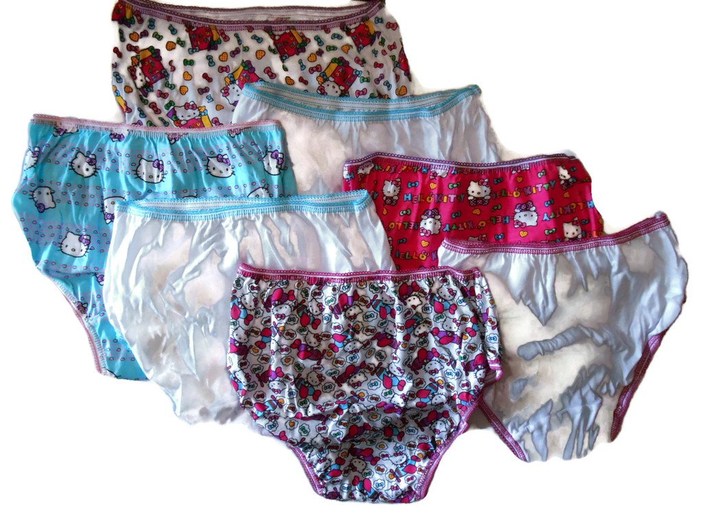 Handcraft Little Girls' Hello Kitty Underwear (Pack of 7), Assorted