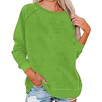 T Shirts For Women Plus Size DIY Customized Digital Printing-Women's Fashion Casual Long Sleeve Round Neck Sweatshirt Top