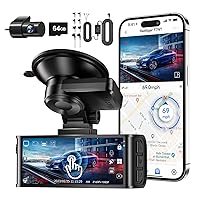 REDTIGER F7N Touch Dash Cam with USB C Double 4 fuses hardwire kit