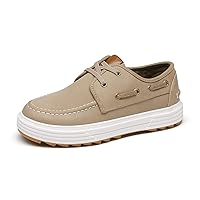 Bruno Marc Boy's Boat Shoes Slip on Loafers Casual School Shoes