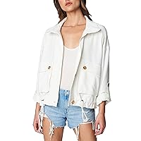 [BLANKNYC] womens Luxury Clothing Utility Parka Jacket Coat With Pockets