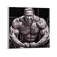 LDUBAYG Bodybuilding Poster Markus Rühl Fitness Inspirational Poster (2) Canvas Poster Bedroom Decor Office Room Decor Gift Unframe-style 8x8inch(20x20cm)