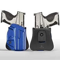 Amberide IWB & OWB KYDEX Holster Fit: Glock 26 (Gen 1 2 3 4 5) & Glock 27 33 (Gen 3 4) Pistol, Inside Waistband Concealed Carry, Adjustable Cant & 'Posi-Click' Retention, USA Made by Amberide