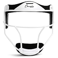 Champion Sports Steel Softball Face Mask - Classic Fielders Masks for Youth - Durable Head Guards - Premium Sports Accessories for Indoors and Outdoors - Purple
