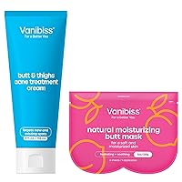 Vanibiss Butt & Thighs Acne Treatment Cream & Moisturizing Butt Mask - Bundle