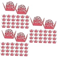 BESTOYARD 300 Pcs Chocolate Tray Candy Cups Chrismas Candy Gold Cupcake Wrappers Chocolate Wrapping Liner Brigadeiro White Tray Chocolate Making Supplies Bridegroom Paper Edible Cake Roll