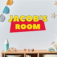 Toy inspired Wall Decal Story Personalized Sticker Custom name Kids Room decoration Nursery playroom gift Z3304