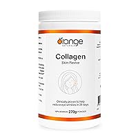 Collagen Skin Revive - 270g Powder Supplement for Women - Helps Reduce Eye Wrinkles, Fine Lines, Antiaging and Improve Nail Growth - Bioactive Peptides Hydrolyzed - Enhanced Non GMO