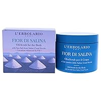 Fior Di Salina Oil-Scrub For Body - Exfoliates, Smoothes And Moisturizes - Protects And Tones The Skin - Do-It-Yourself Treatment - Stimulates The Microcirculation Of The Skin - 17.6 Oz