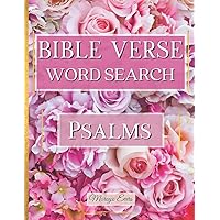 Bible Verse Word Search: Inspirational Psalms Word Find Puzzle Book | Pink Red Roses (Bible Word Search) Bible Verse Word Search: Inspirational Psalms Word Find Puzzle Book | Pink Red Roses (Bible Word Search) Paperback Spiral-bound