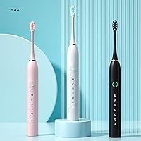 Electric Toothbrush Electric Toothbrush with 6 Brush Heads Smart 6-Speed Timer Electric Toothbrush Ipx7, Electric T-Ooth Brush, Electric Toothbrush for Adults, My Orders