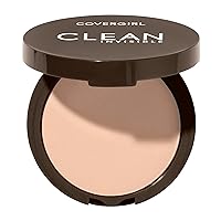 Covergirl Clean Invisible Pressed Powder, Lightweight, Breathable, Vegan Formula, Creamy Natural 120, 0.38oz
