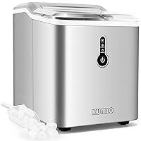 Euhomy Ice Maker Machine Countertop, 26 lbs in 24 Hours, 9 Cubes Ready