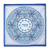 Exquisite Passover Seder Silk Matzo Cover 3 Pocket Matzah Cover 15