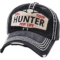 KBETHOS Outdoor Hunting Fishing Lake Life Tactical Distressed Baseball Cap Dad Hats Adjustable Unisex