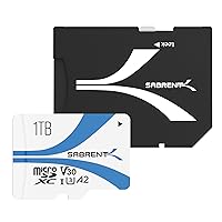 SABRENT Rocket V30 A2 1TB MicroSDXC Memory Card R100MB/s W30MB/s Compatible with Steam Deck, Nintendo-Switch, Go Pro, Cameras, Smartphones. (SD-MQ30-1TB)