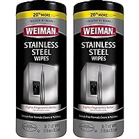 Weiman - Stainless Steel Cleaner Wipes (2 Pack)