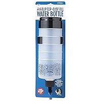 LITTLE GIANT Flip-Top Water Bottle - Pet Lodge - Easy Fill Water Bottle for Rabbit, Ferret, Guinea Pig, Other Small Animals (32 oz.) (Item No. FTB32)