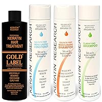 Complex Brazilian Keratin Hair Argan Oil Blowout Treatment Professional Results Straightening and Smoothing Hair Queratina Keratina (GOLD STRENGTH)