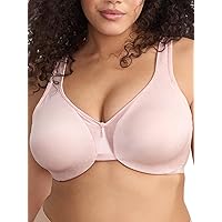 Women's Plus Size Signature Cushioned Support and Comfort Underwire Unlined Full-Coverage Bra 35002a