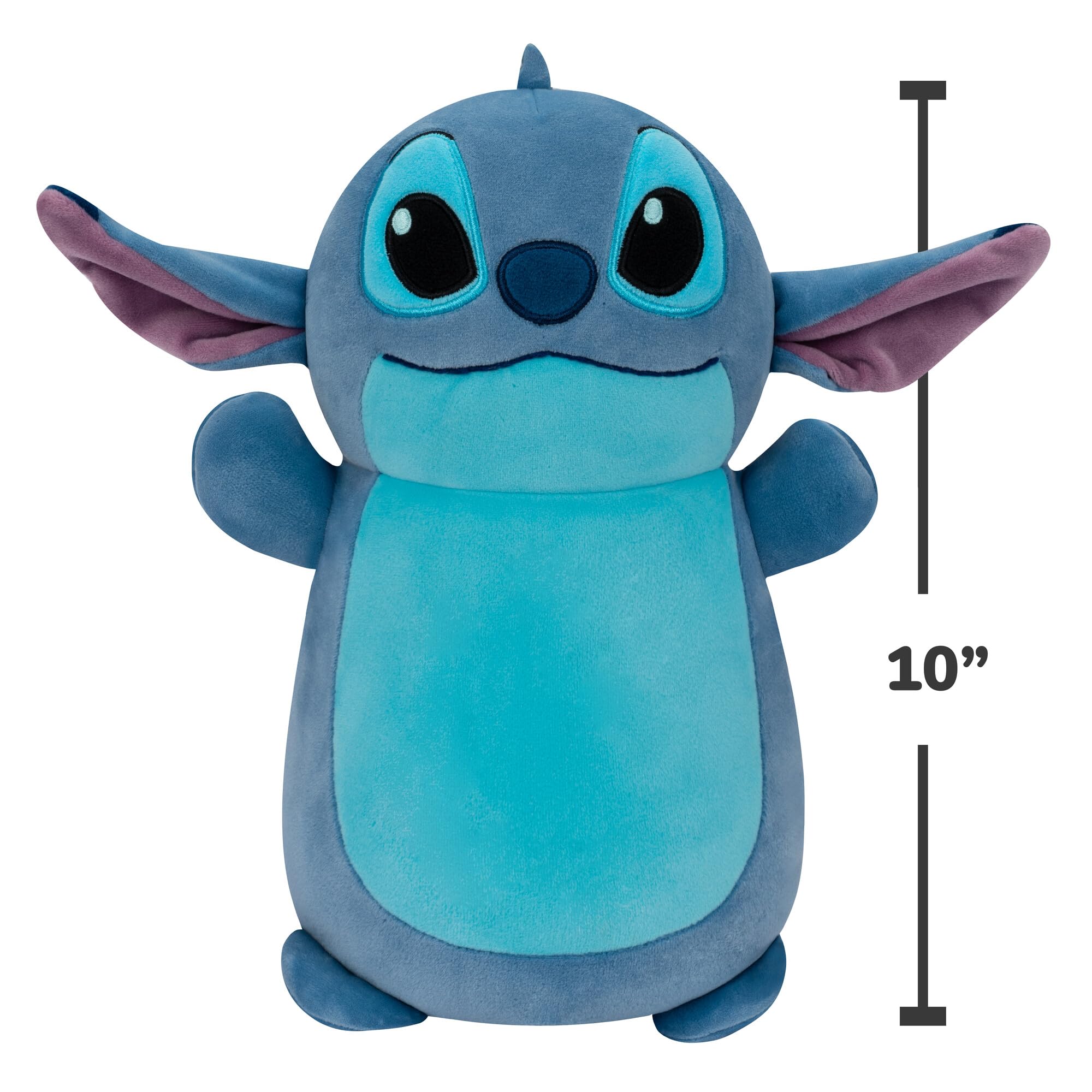 Squishmallows Disney Original 10-Inch Stitch HugMees - Medium-Sized Ultrasoft Official Jazwares Plush