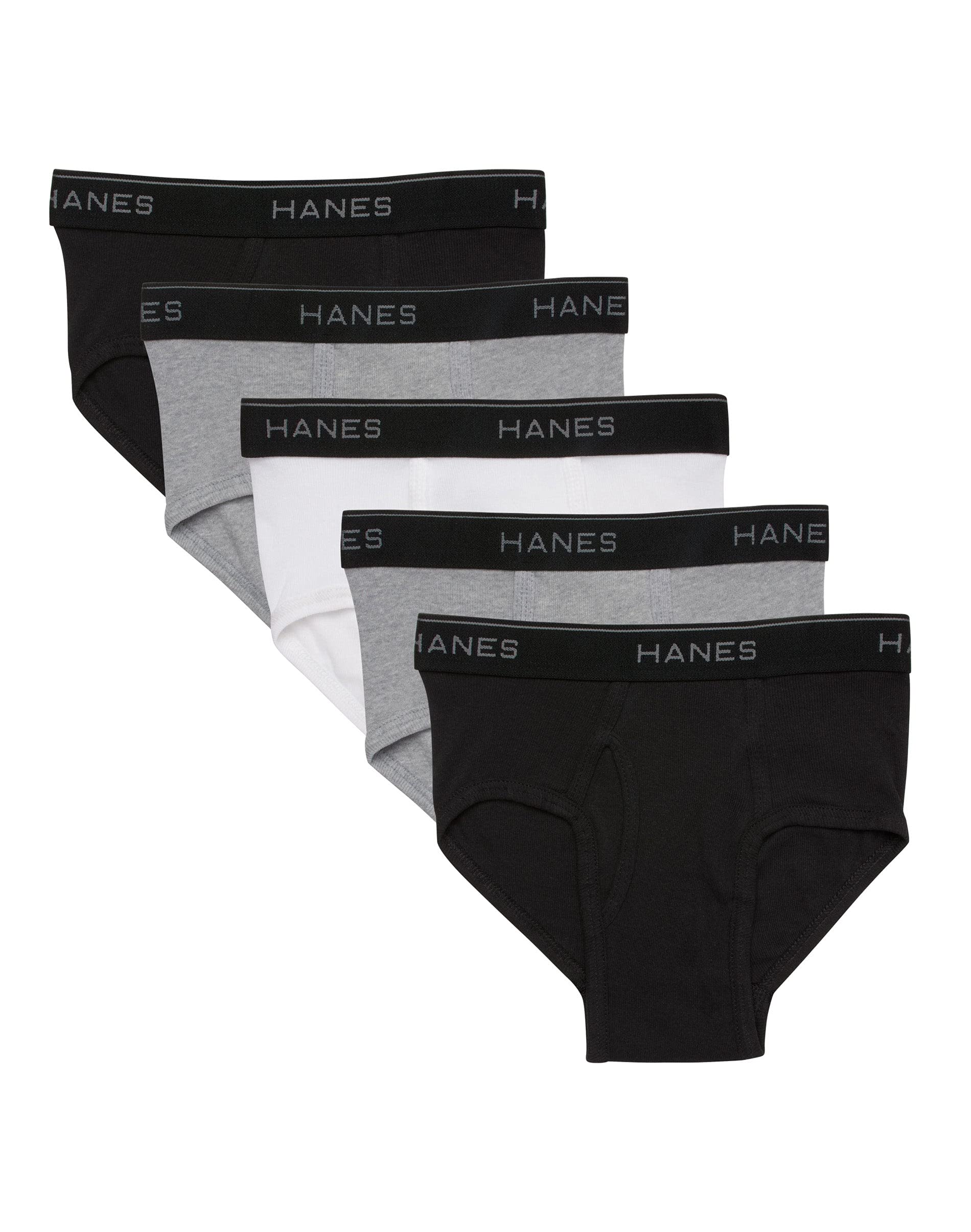 Hanes Boys' Ultimate Briefs W/Comfortsoft Waistband, 5-Pack