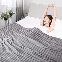 Elegear Revolutionary Cooling Blanket Queen, Absorbs Heat to Keep Body Cool for Night Sweats, Double Sided Arc-Chill3.0 Cooling Fiber Q-Max>0.5, Lightweight Summer Cold Blankets for Sleeping 79“ x 86”