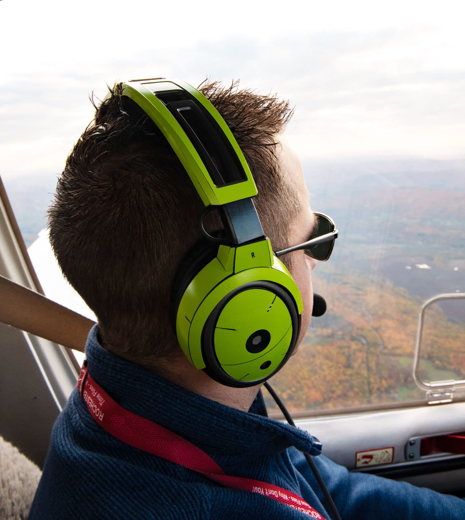 EntireFlight Alpha 20 Flight Skins-Personalization Decals for Your Bose Aviation Headset-Works with All Bose A20 Noise Canceling Headphones-Makes Great Pilot Gifts-Headphones Not Included(Pink)