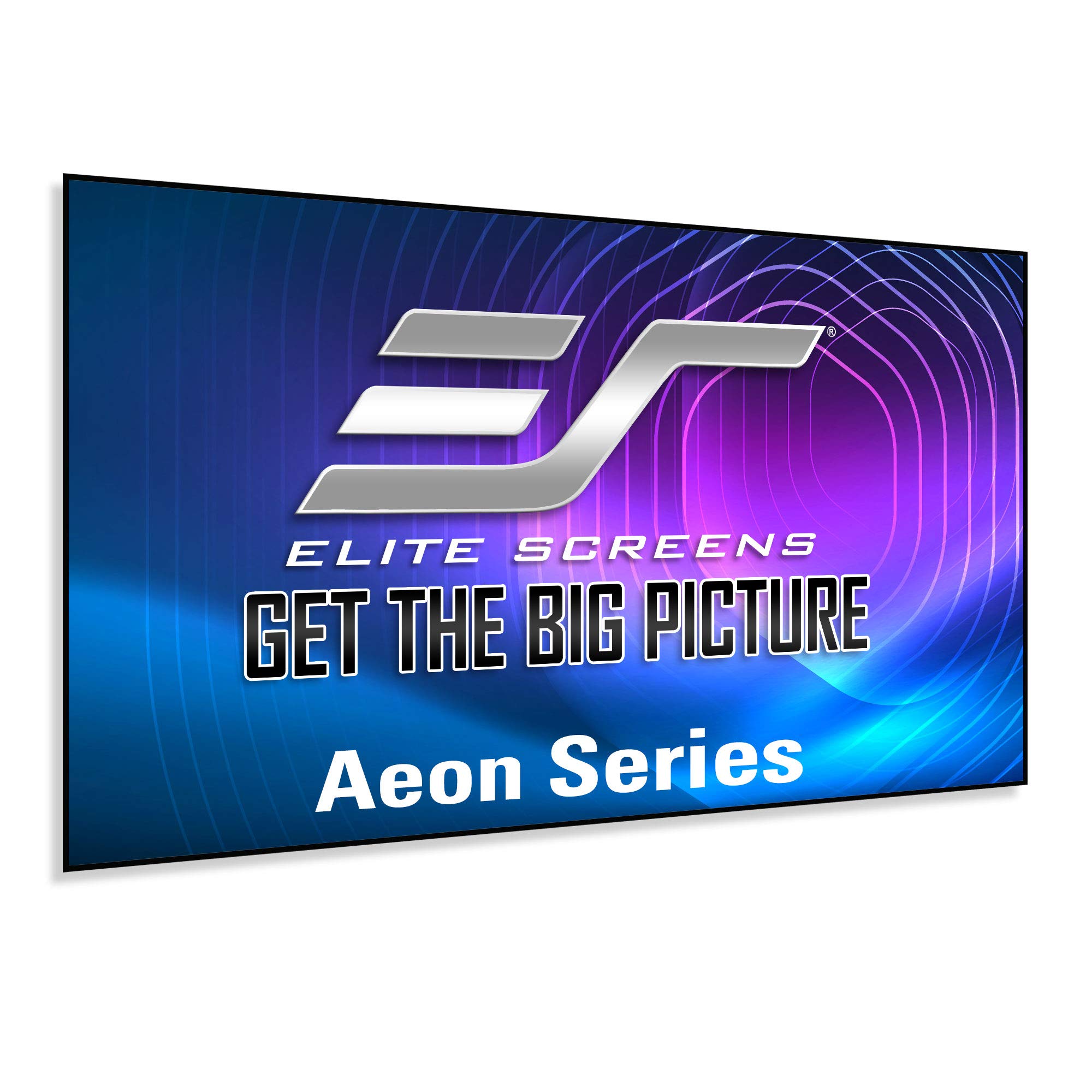 Elite Screens Aeon Series, 150-inch 16:9, 8K / 4K Ultra HD Home Theater Fixed Frame EDGE FREE Borderless Projector Screen, CineWhite UHD-B Front Projection Screen, AR150WH2, 150-inch / 16:9