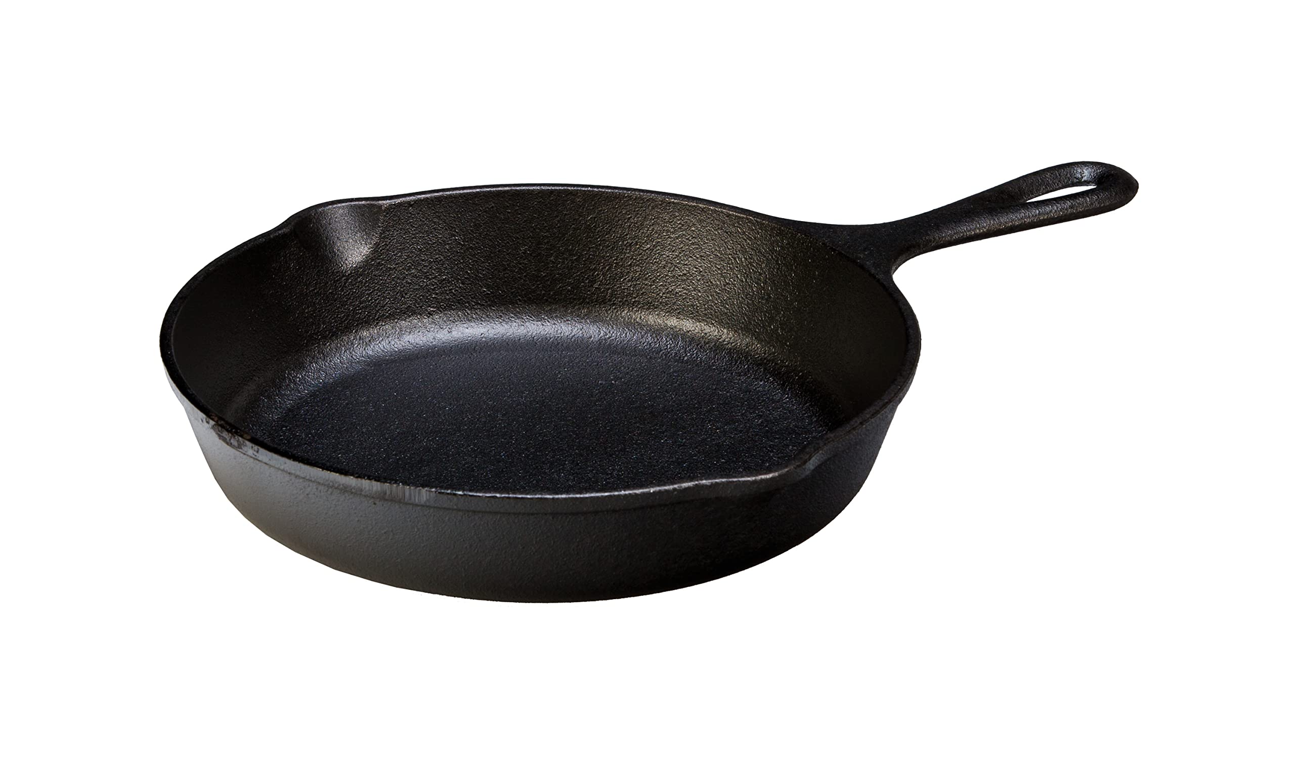 Lodge 9 Inch Cast Iron Pre-Seasoned Skillet – Signature Teardrop Handle - Use in the Oven, on the Stove, on the Grill, or Over a Campfire, Black