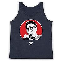 Men's Kim Jong Il North Korean Dictator Tank Top Vest