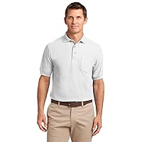 Port Authority Men's Silk Touch Polo with Pocket