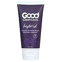 Good Clean Love Hybrid Silicone & Water Based Personal Lubricant, Premium Lasting Lube with Hyaluronic Acid, Safe for Condoms, Intimate Wellness Gel for Men & Women, 1.69 Oz