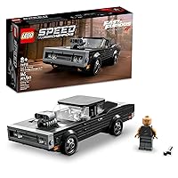 LEGO Speed Champions Fast & Furious 1970 Dodge Charger R/T 76912, Toy Muscle Car Model Kit for Kids, Collectible Set with Dominic Toretto Minifigure