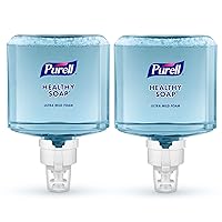 PURELL HEALTHY SOAP Ultra Mild Foam, Clean Fresh Fragrance, 1200 mL Refill for PURELL ES8 Automatic Soap Dispenser (Pack of 2) - 7775-02 - Manufactured by GOJO, Inc.