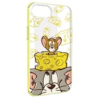 TMJ-64A Tom & Jerry IIIIfit Clear Case for iPhone 8/7/6s/6 (4.7-Inch), Cheese Yellow