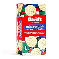David’s Cookies Pure Butter Shortbread Cookies – Traditional Mini Scottish Butter Shortbread Cookie Box – Fresh & Yummy Shortbreads For Tea & Coffee Time – Original Recipe Made In Scotland - 1 Pack