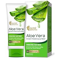 Oriental Botanics Aloe Vera, Green Tea & Cucumber Hydrating Face Wash - No Sulphate, Paraben, Silicone, 100ml